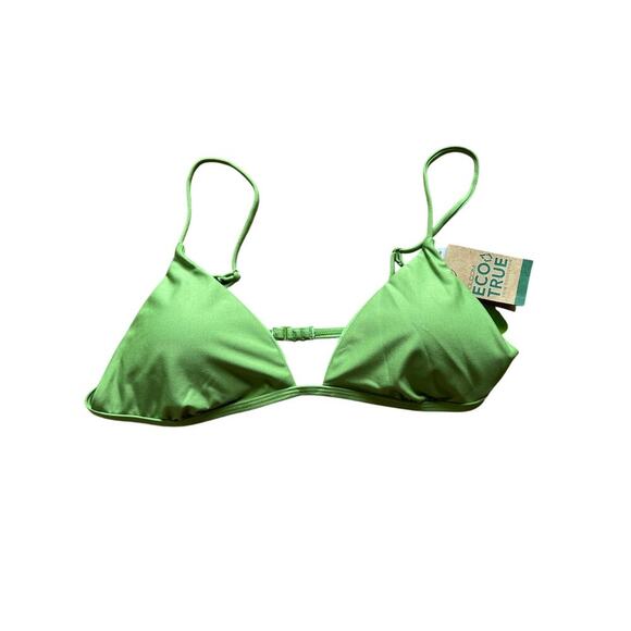 Volcom Simply Seamless Tri Bikini Top in Apple, size XL, NWT - Picture 6 of 7